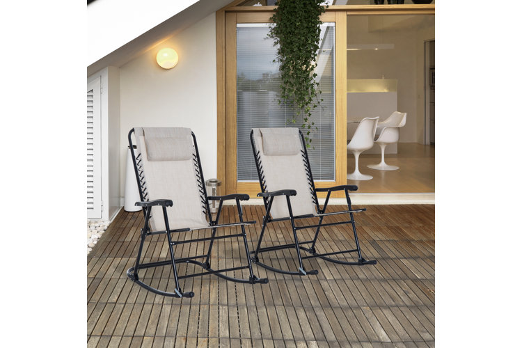 Haarstick sling outlet glider chair